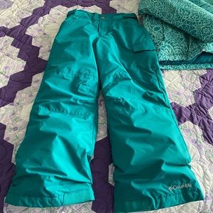 Girls Columbia snow pants